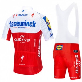 Tenue Cycliste et Cuissard à Bretelles 2020 Deceuninck-Quick-Step N003